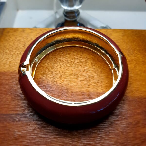 Bracelete duo borgonha