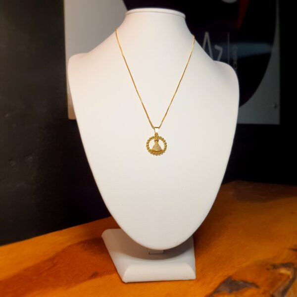Colar Nossa Senhora mini esfera