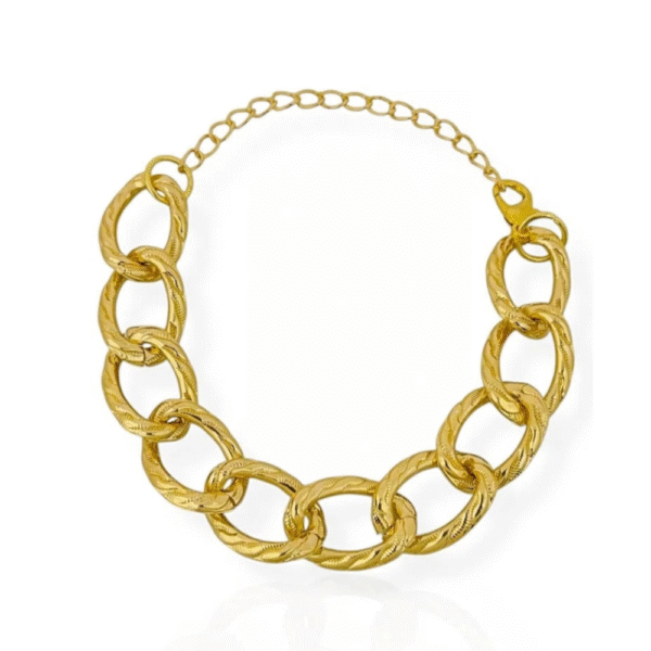 Pulseira elos torcidos