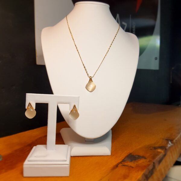 Conjunto gota madréperola